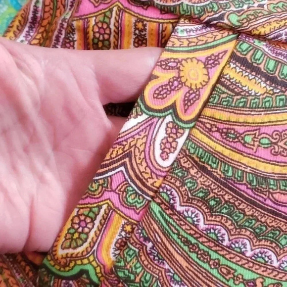 J Crew Size 12 Paisley Multi Colored Shorts Bundle Y2K 90s Crop Jacket XL - Picture 4 of 14